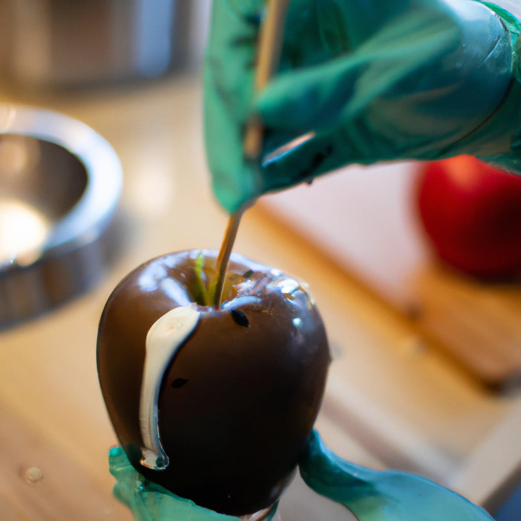 how to make chocolate covered apples