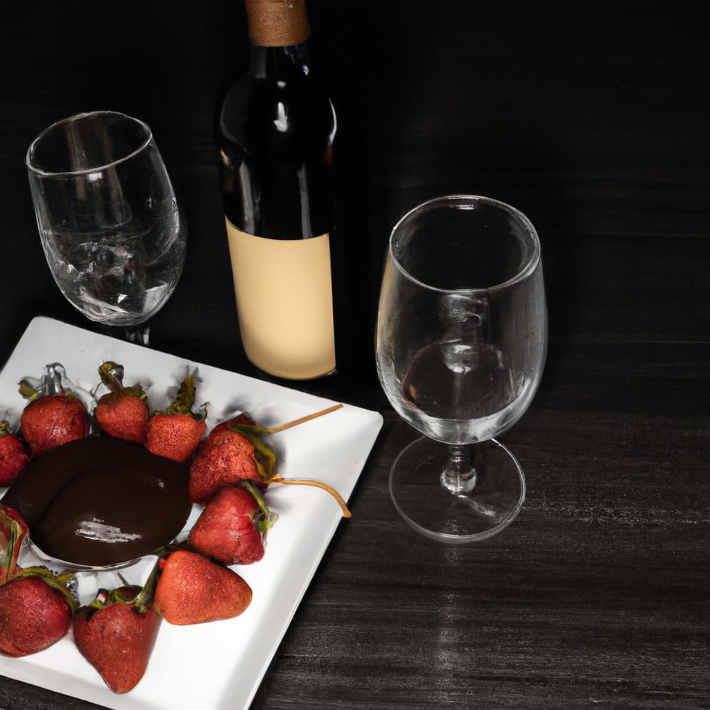 what wine goes with chocolate covered strawberries
