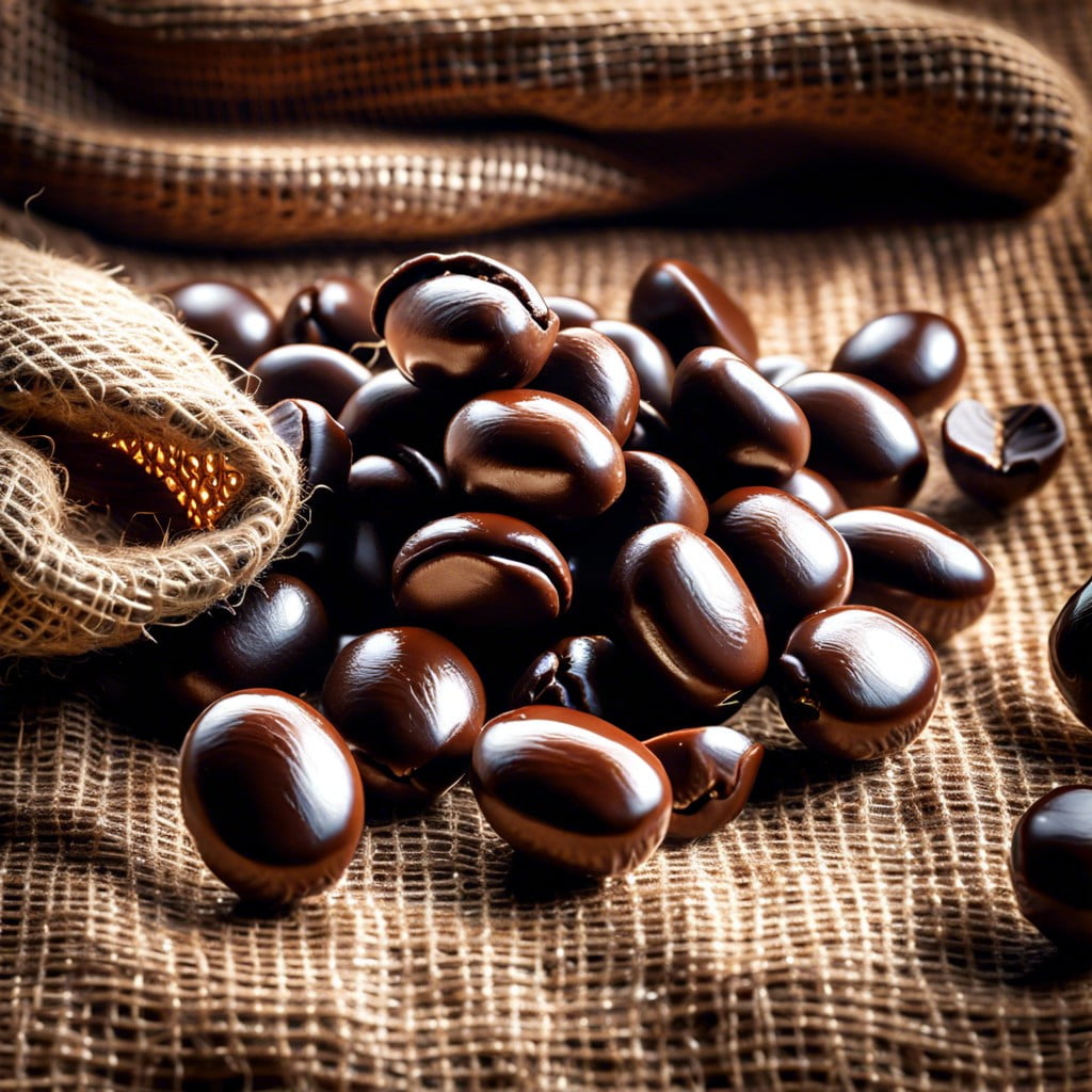 caffeine content in chocolate covered espresso beans