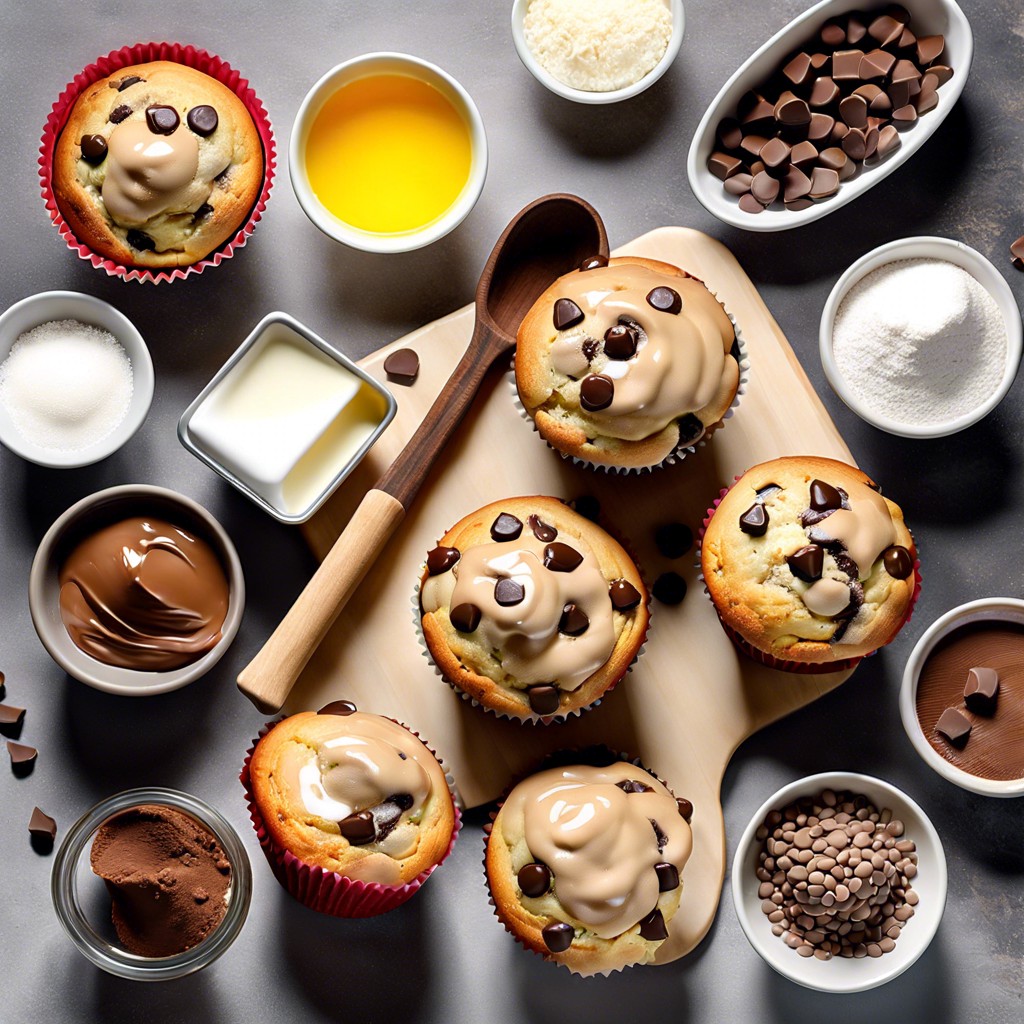 chocolate chip muffin recipe ingredients