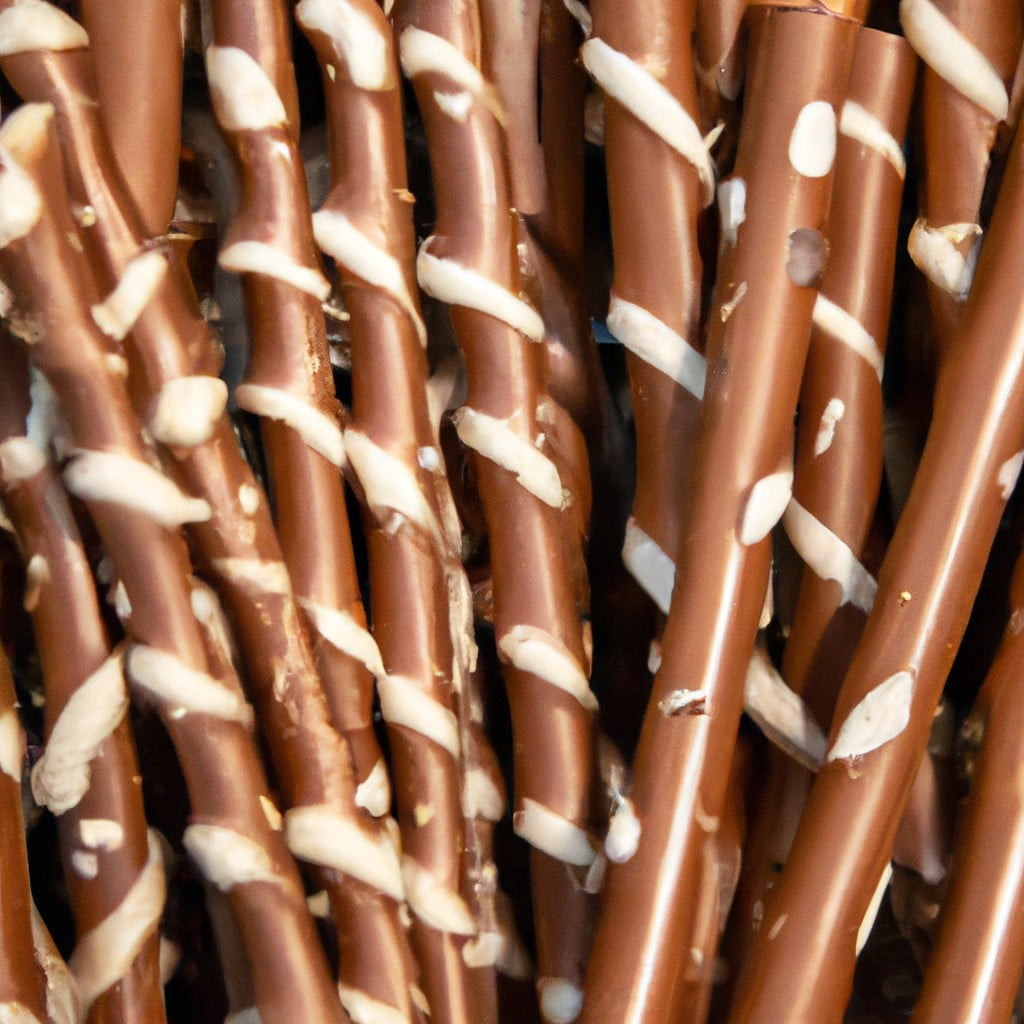 chocolate covered pretzel rods