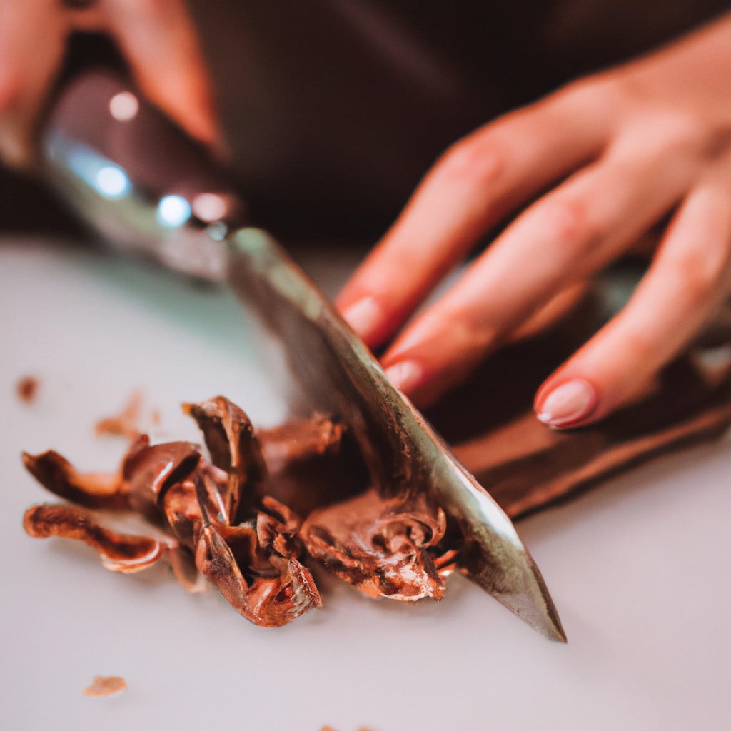 how to make chocolate curls