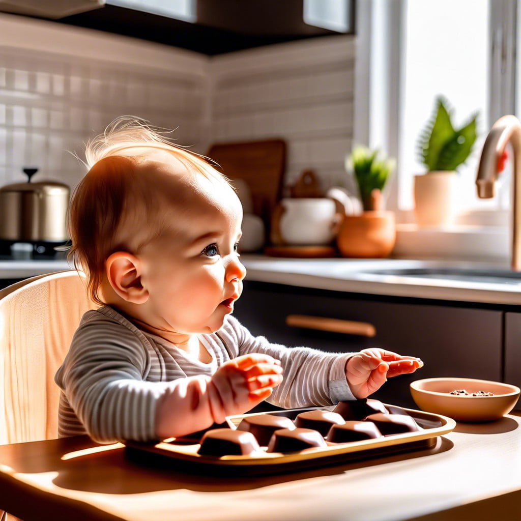 the official advice on when babies can have chocolate