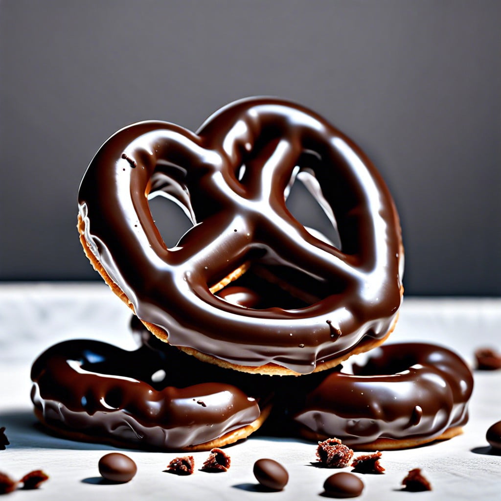chocolate covered pretzels sweet and salty perfection