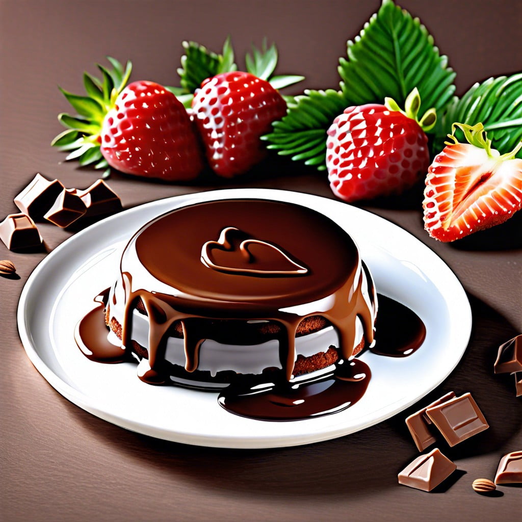 heavenly chocolate glaze